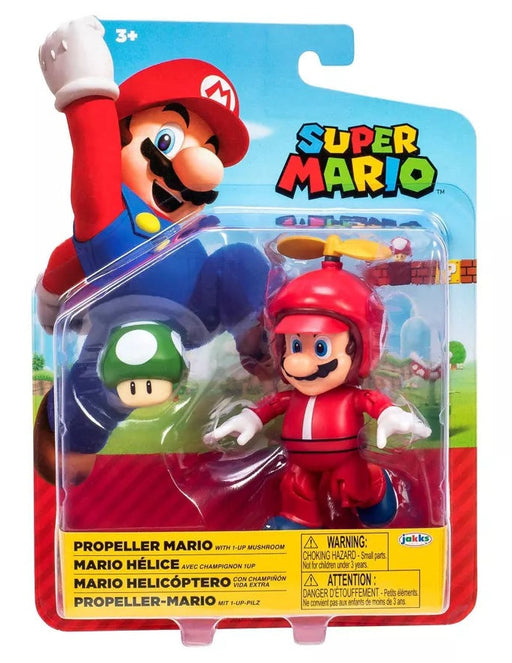 Super Mario - 4" Propeller Mario Figure