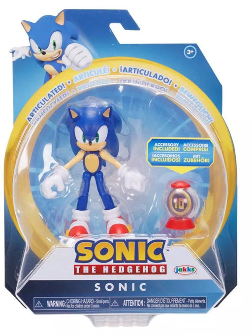 Sonic The Hedgehog - 4" Articulated Sonic Figure With Accessory