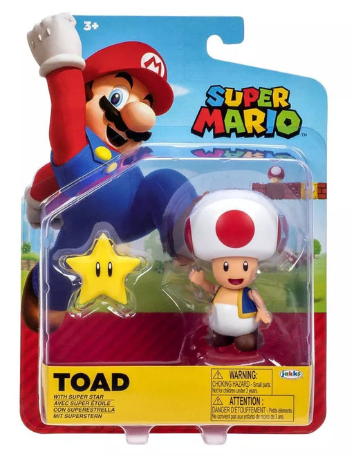 Super Mario - 4" Figure Toad Figure