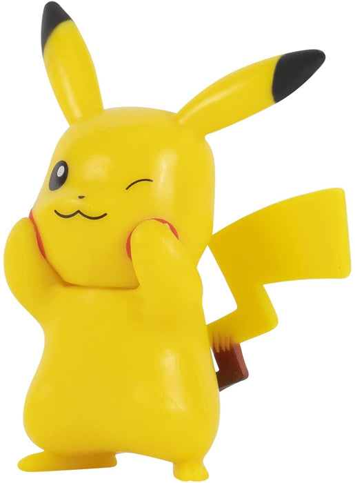 Pokemon - Battle Figure 3-Figure Pack - Pikachu, Wynaut & Leafon