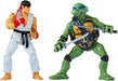 Teenage Mutant Ninja Turtles vs Street Fighter - Leonardo & Ryu Figure Set