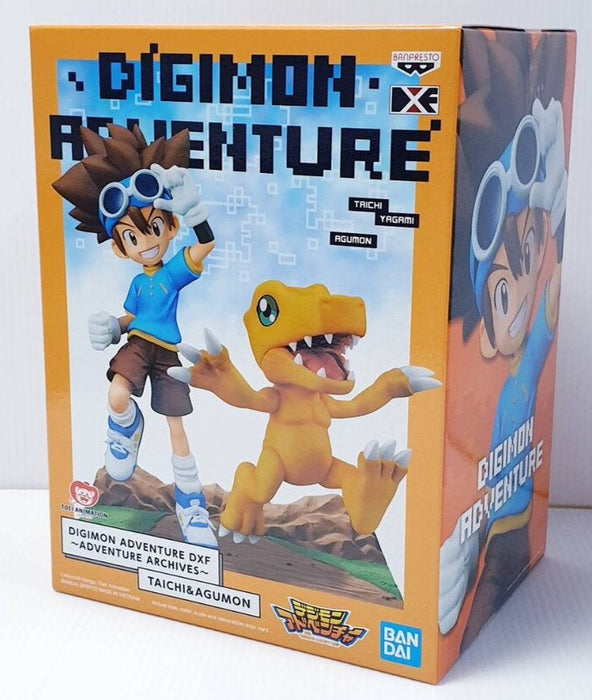 Banpresto: Digimon Adventure – Adventure Archives DXF Figurine (Taichi & Agumon)