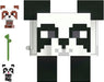 Minecraft - Mini Mobhead Panda Playset