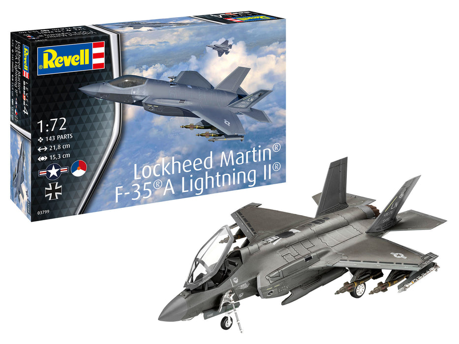 REVELL 03799 - Lockheed Martin® F-35®A Lightning II® 1:72 Scale Model Plane