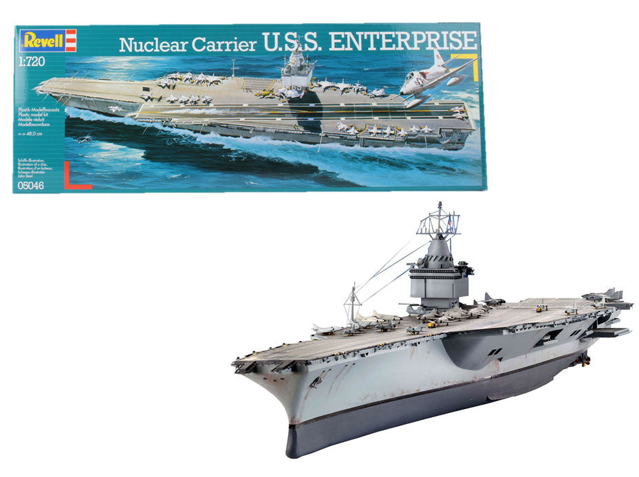 REVELL 05046 - Nuclear Carrier "U.S.S. Enterprise" CVN-65 1:720 Scale Model Boat