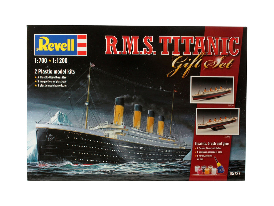 REVELL 05727 - R.M.S. Titanic 1:700 & 1:1200 Scale Model Boat Set