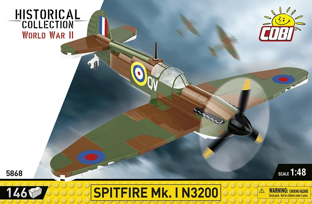 Cobi 5868 - World War II - Spitfire MK.I N3200 146 pcs