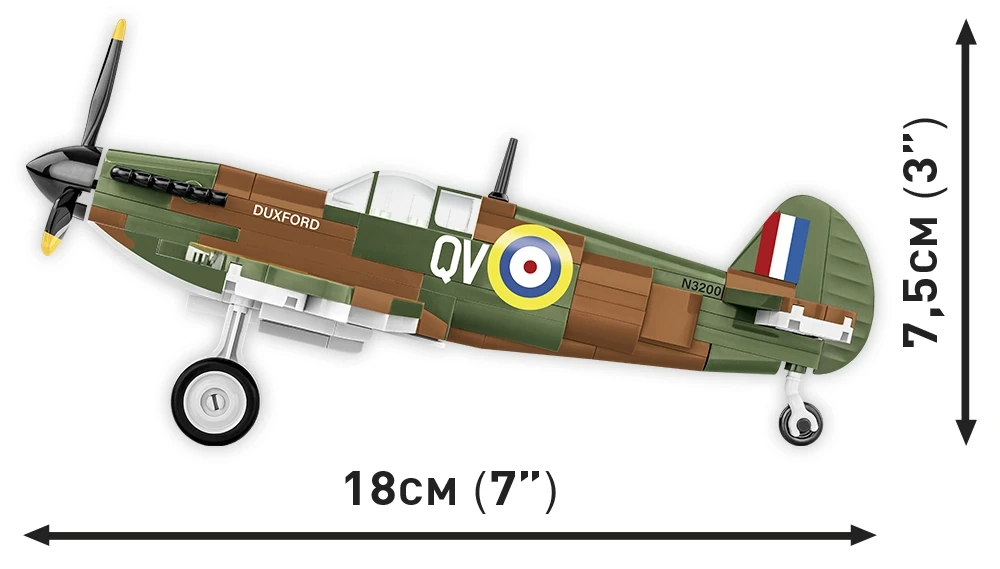 Cobi 5868 - World War II - Spitfire MK.I N3200 146 pcs