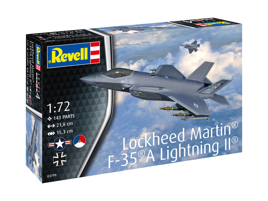 REVELL 03799 - Lockheed Martin® F-35®A Lightning II® 1:72 Scale Model Plane