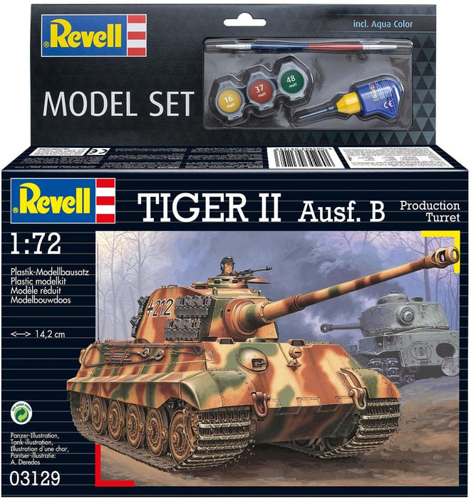 REVELL 63129 - Tiger II Ausf. B 1:72 Scale Model Set