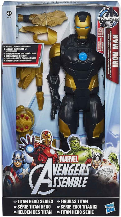 Marvel Avengers Assemble Action Figure: Titan Hero Series (Gold Iron Man)