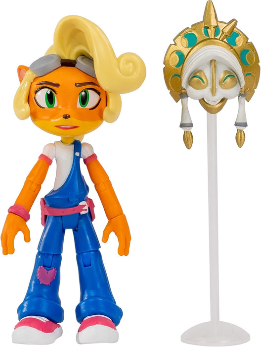 Crash Bandicoot - Coco With Kapunawa Mask & Stand Figure