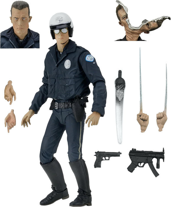NECA Ultimate T‑1000 Motorcycle Cop 7″ Scale Action Figure