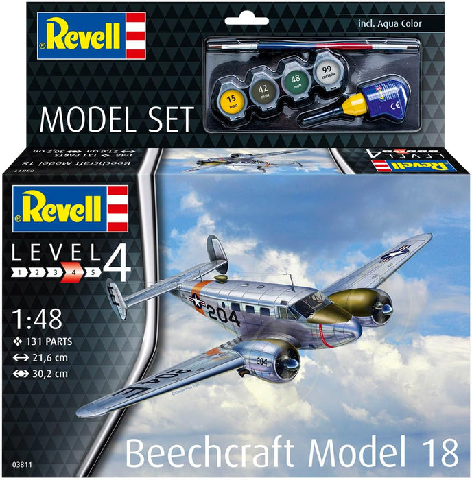 REVELL 63811 - Beechcraft Model 18 1:48 Scale Model Plane