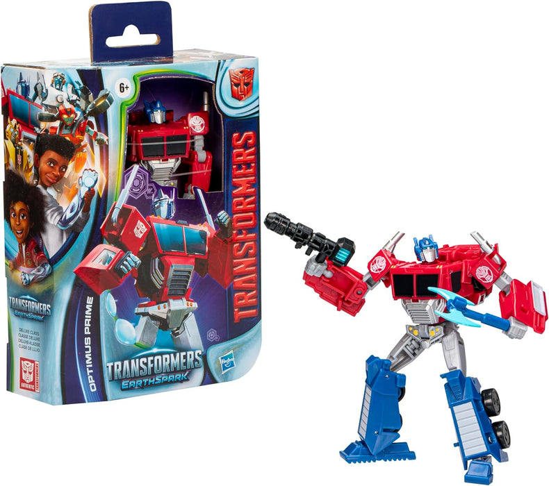 Transformers EarthSpark Deluxe Class Optimus Prime Action Figure