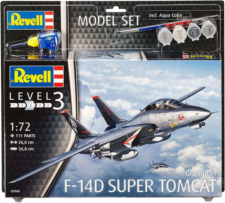 REVELL 63960 - F-14D Super Tomcat 1:72 Scale Model Set
