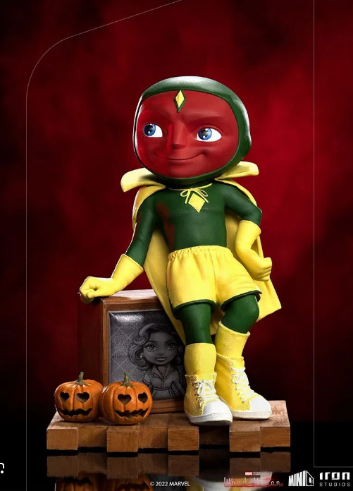 IronStudios - MiniCo Figurines: Marvel Wandavision (Vision - Halloween) Figure