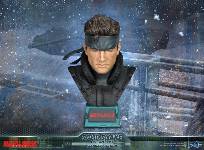 First4Figures - Metal Gear Solid (Solid Snake Life-Size Bust) RESIN Statue