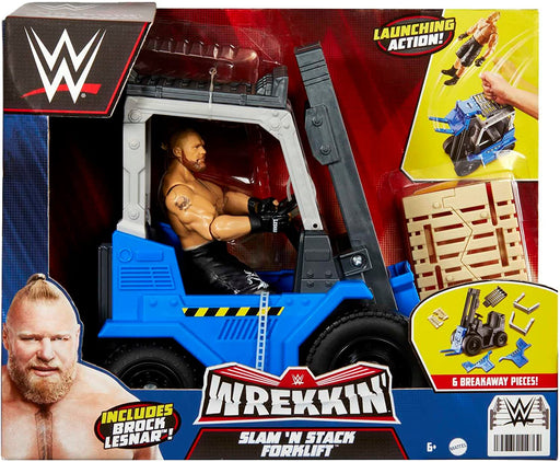 WWE - Wrekkin Slam 'N Stack Forklift with Brock Lesnar Figure