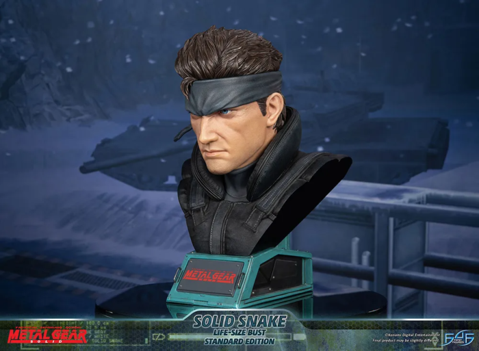 First4Figures - Metal Gear Solid (Solid Snake Life-Size Bust) RESIN Statue