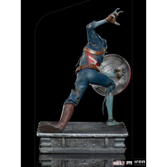IronStudios - Marvel What If ... : 1:10 Art Scale Statue (Zombie Captain America)