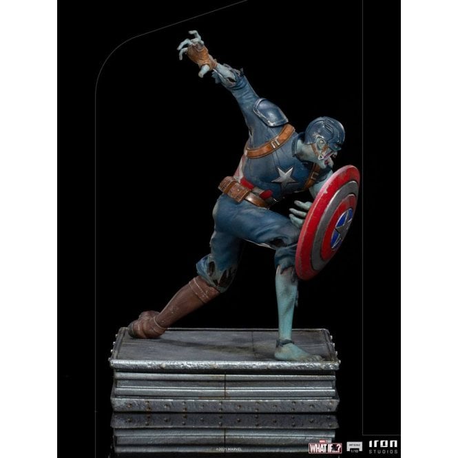 IronStudios - Marvel What If ... : 1:10 Art Scale Statue (Zombie Captain America)