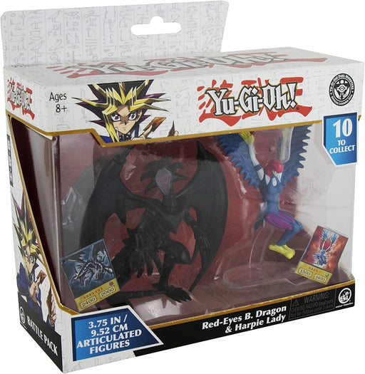 Yu-Gi-Oh - 3.75" Figure Set (Red-Eyes Black Dragon & Harpie Lady)