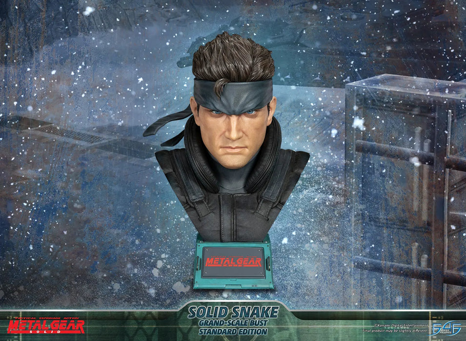 First4Figures - Metal Gear Solid (Solid Snake Grand-Scale Bust) RESIN Statue