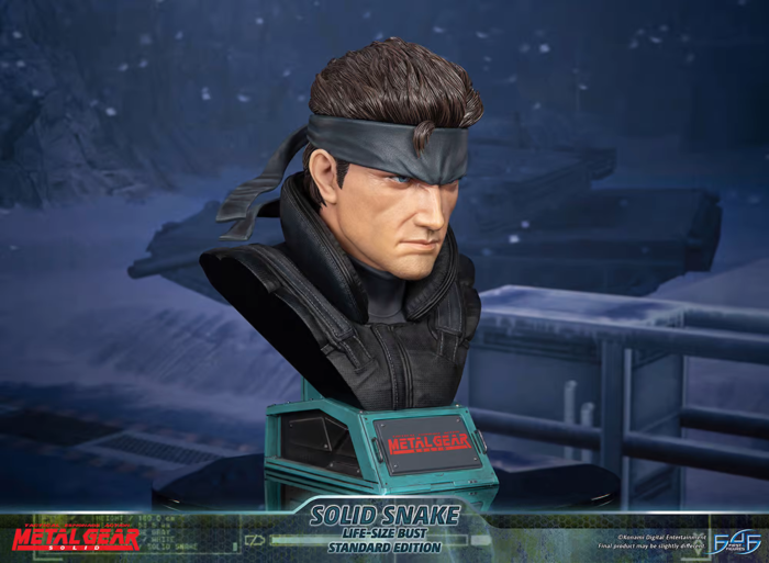 First4Figures - Metal Gear Solid (Solid Snake Life-Size Bust) RESIN Statue