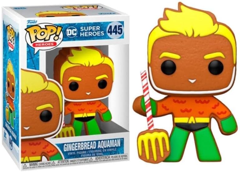 Funko - Heroes: DC Holiday Super Heroes (Gingerbread Aquaman)