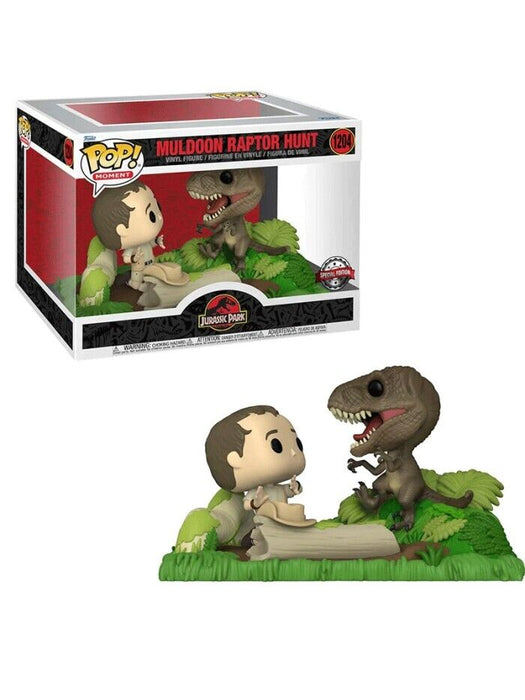 Funko - Moments: Jurassic Park (Muldoon Raptor Hunt)