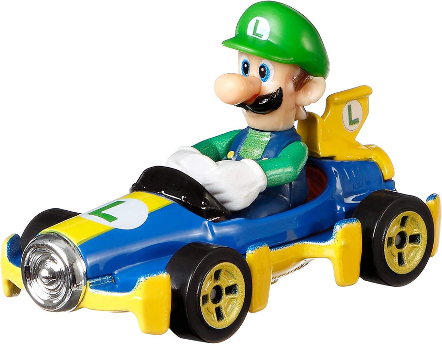 Hot Wheels Mario Kart - Luigi Toy Car