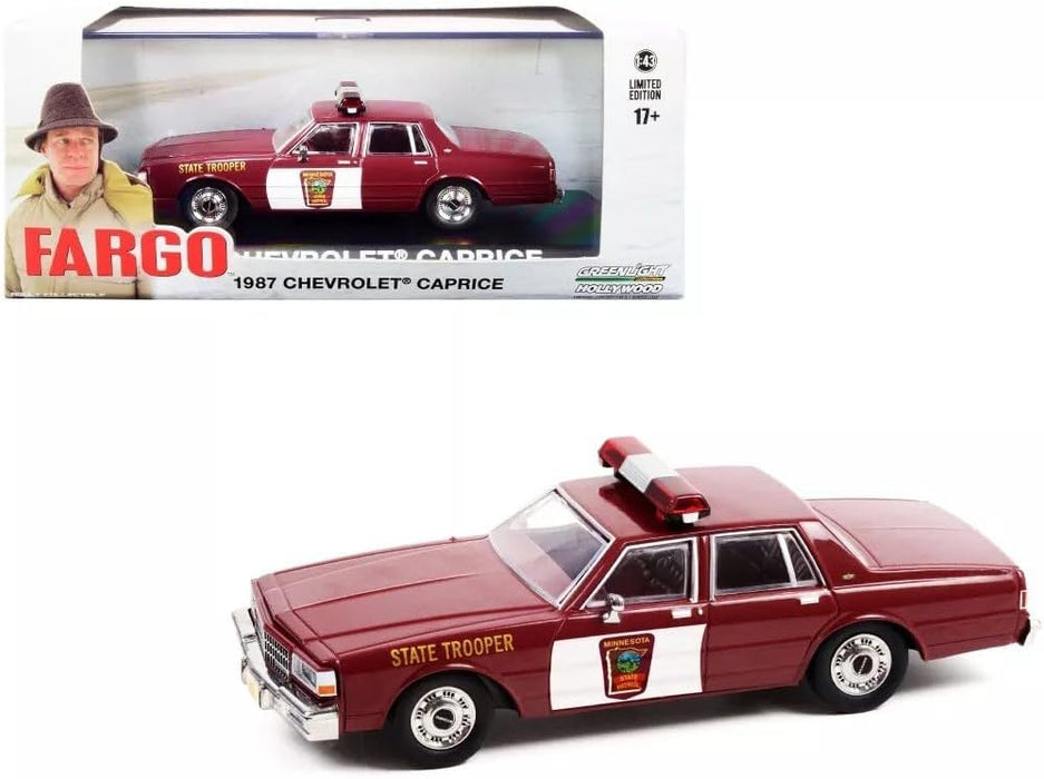 Greenlight Collectibles - Fargo 1996 Chevrolet Caprice Minnesota State Trooper Car (1:43 Scale) Die-cast Model Car