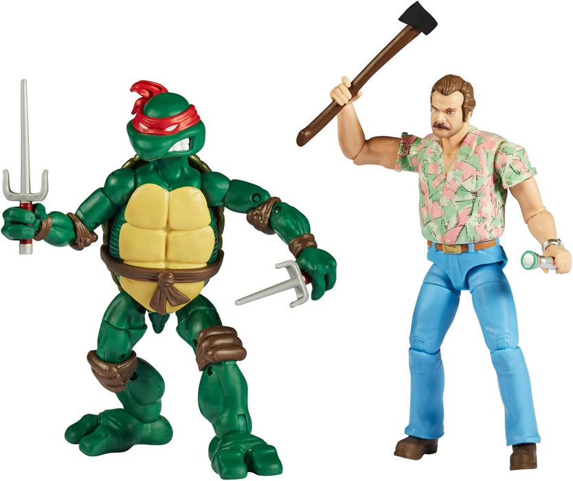 Teenage Mutant Ninja Turtles vs Stranger Things  - Raphael & Hopper Figure Set