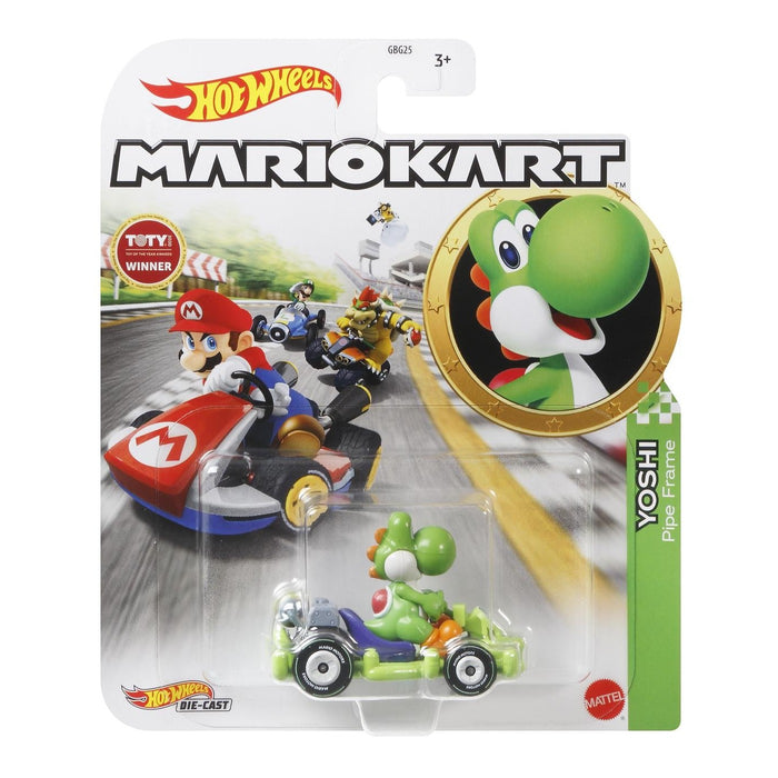 Hot Wheels - Mario Kart (Yoshi) 1:64 Die Cast Vehicle