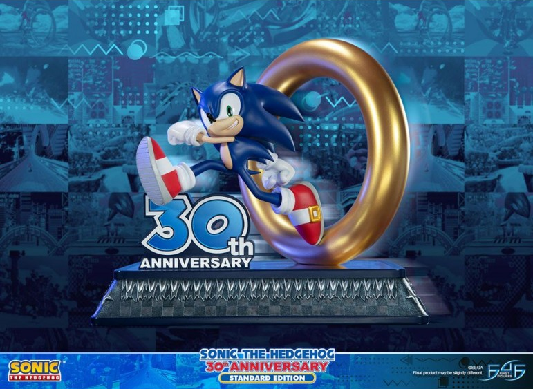 First4Figures - Sonic The Hedgehog: Sonic (30th Anniversary) RESIN Statue