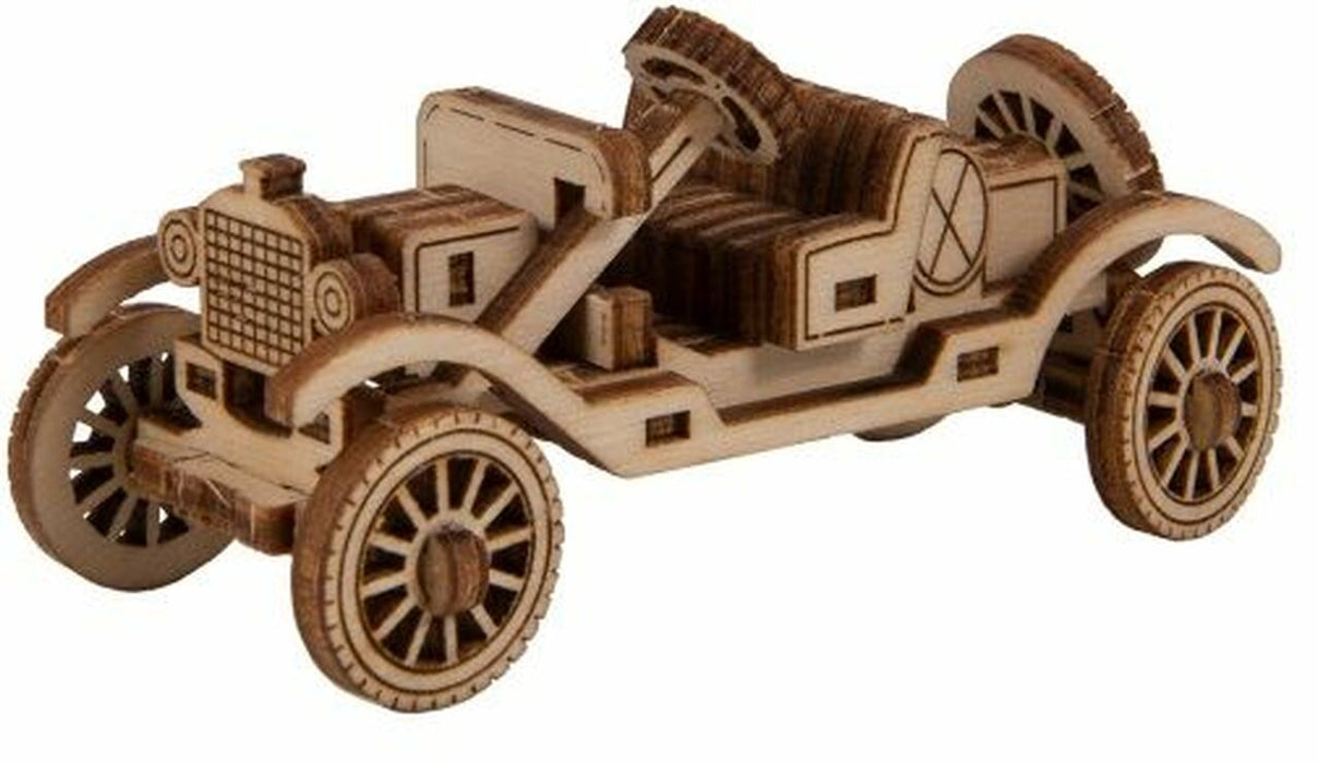 WoodenCity: Wooden Figures SuperFast Series (Retro Ride Ford)