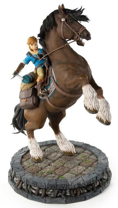 First4Figures - The Legend Of Zelda: Breath Of The Wild (Link On Horseback) RESIN Statue