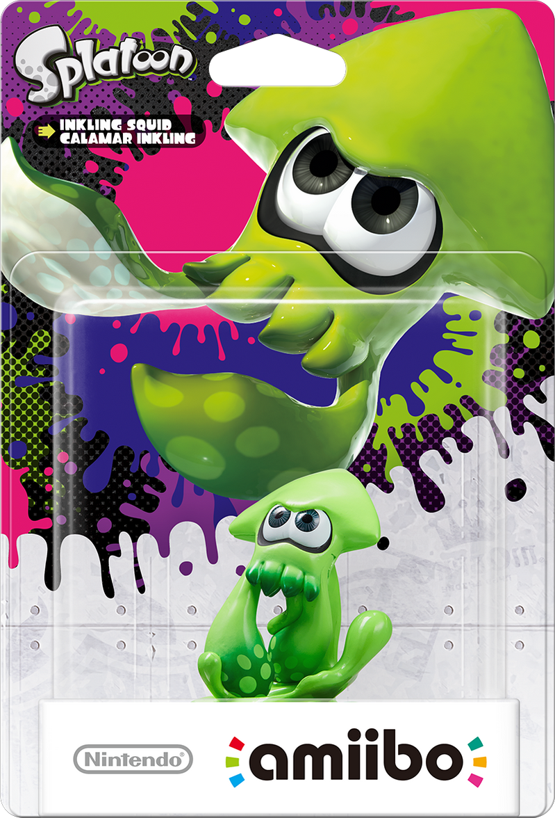 Nintendo Amiibo Character - Inkling Squid (Splatoon Collection ...