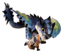 Animegami Chibi - Monster Hunter PVC (Azure Rathalos) Figure