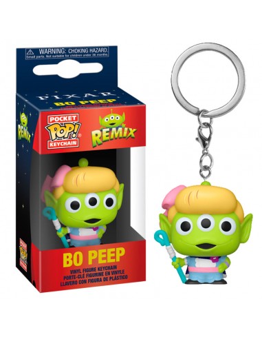 Funko - POP! Keychain: Pixar Alien Remix (Bo Peep)