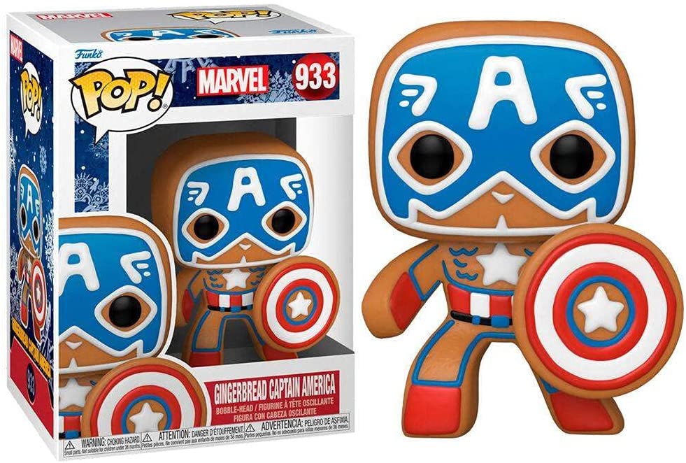 Funko - Marvel: Marvel Holiday (Gingerbread Captain America)