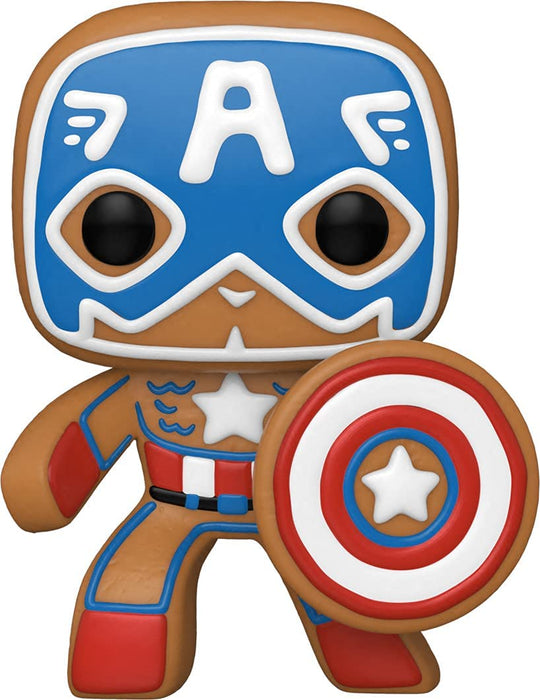 Funko - Marvel: Marvel Holiday (Gingerbread Captain America)