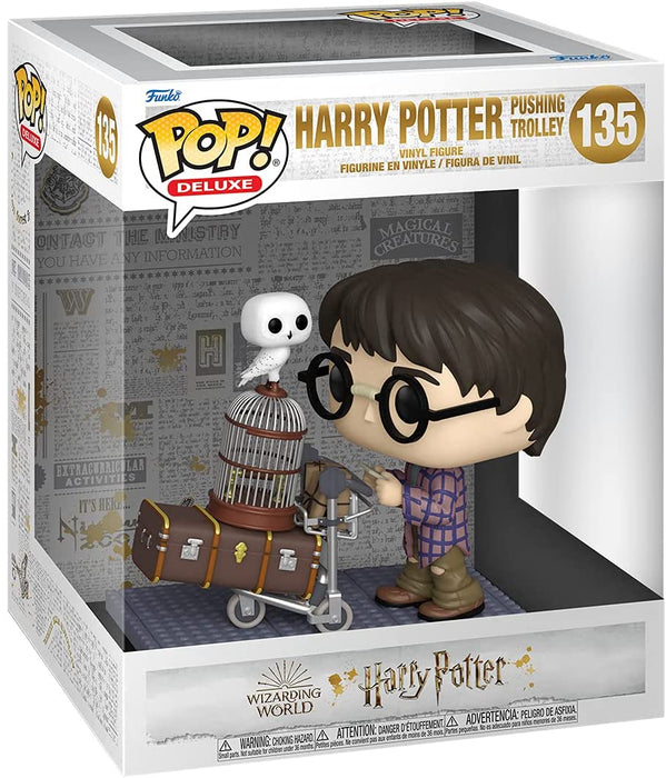 Funko - Deluxe: Harry Potter (Harry Potter Pushing Trolley)