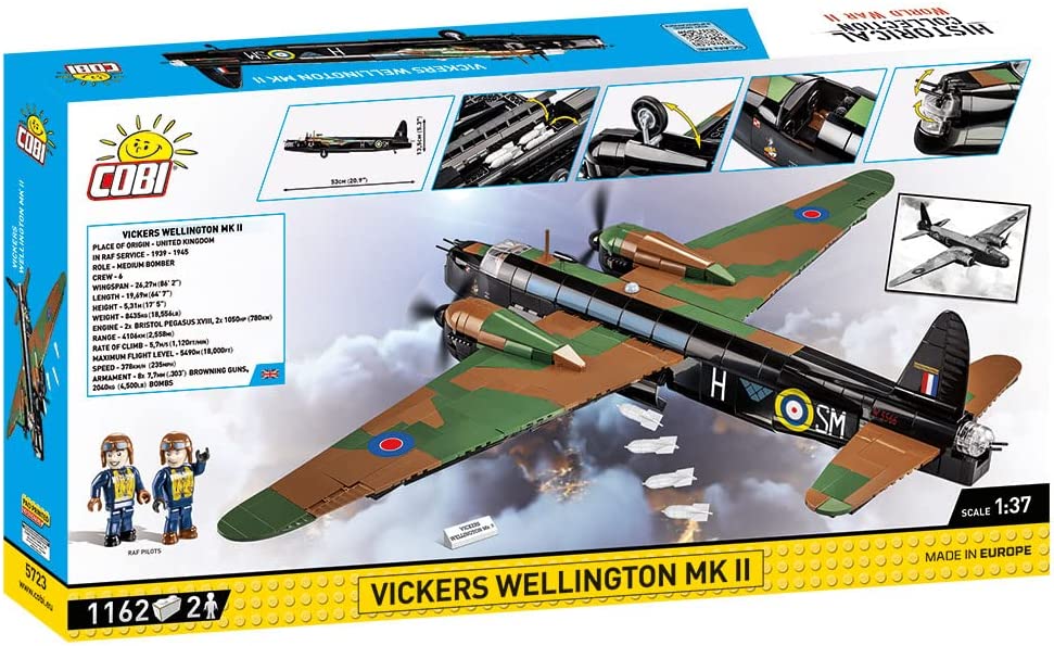 COBI - World War II - VICKERS WELLINGTON MK.II 1,162 pieces