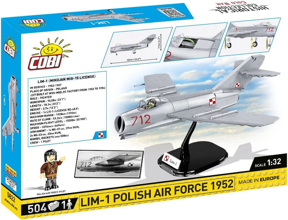 Cobi - Armed Forces - LIM -1 POLISH AIR FORCE 1952 504 PCS