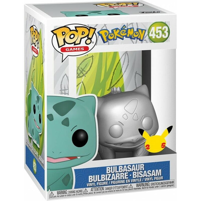 Funko - Games: Pokemon 25th Anniversary (Metalic Bulbasaur)