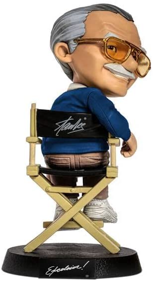 IronStudios - MiniCo Figurines: Marvel POW! (Stan Lee - Blue Shirt) Figure