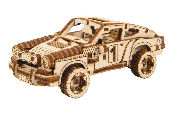 WoodenCity: Wooden Figures SuperFast Series (Rally Car Porsche)